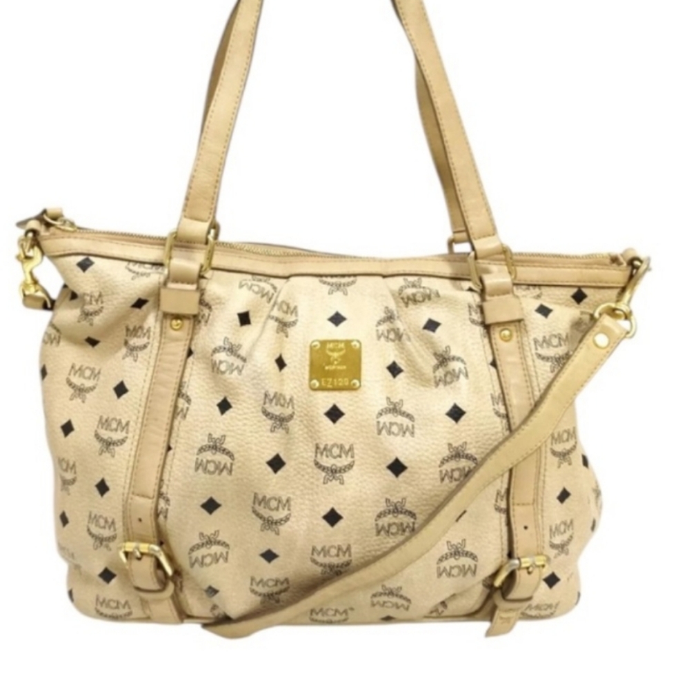 Authenic MCM Visetos Shoulder Bag
